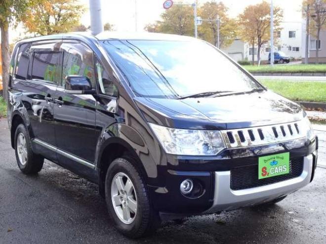 デリカD：5 2.4 G パワーパッケージ 4WD　本州車　ワンオーナー　両側パワースライドドア　ALPINE製ナビ　地デジ　10.2インチALPINE製フリップダウンモニター　バックカメラ　純正HID　スマートキー　ASC　クルーズコントロール　ビルトインETC 2400