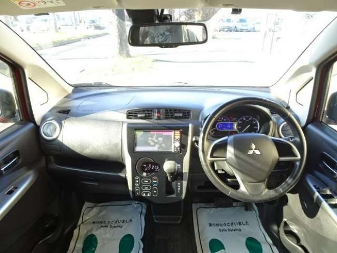 eKカスタムT セーフティパッケージ 4WD　保証1年/走行距離無制限　4WD　衝突軽減ブレーキシステム　純正ナビ　地デジ　バックカメラ　社外エンジンスターター　シートヒーター　社外15インチアルミ　純正HID　ウインカーミラー　横滑り防止　寒冷地仕様 660