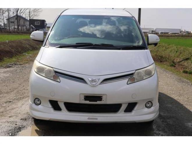 エスティマ2.4 G 4WD　検2年　自社　ローンカノウ　両電スラ 2400