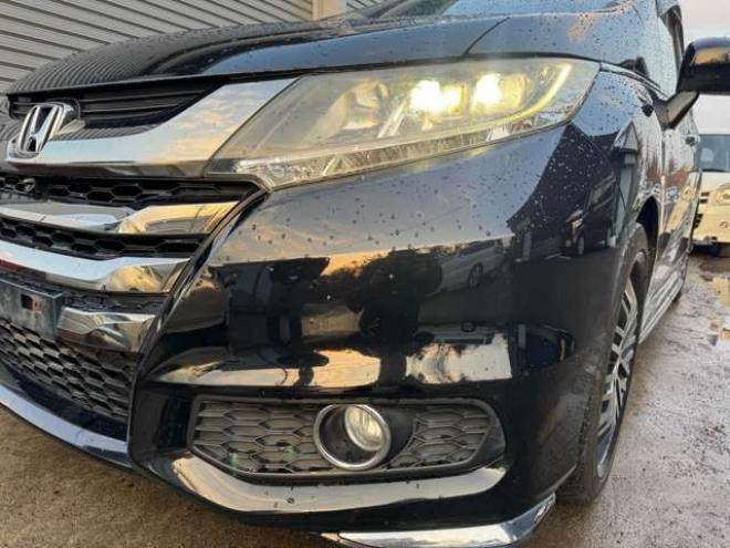 オデッセイ2.4 アブソルート EX 4WD　両側Pスライド　ナビ　TV　Bカメラ　Bluetooth　ハーフレザーシート 2400