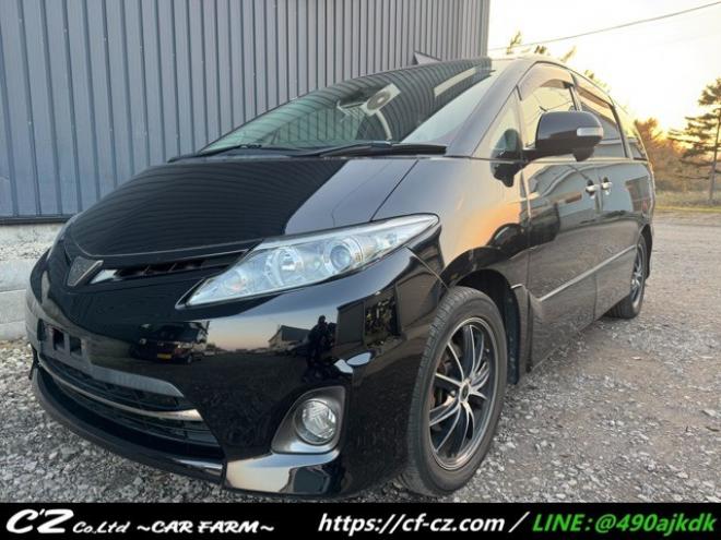 エスティマ2.4 アエラス Gエディション 4WD　両側Pスライド　夏冬タイヤ　ナビ　TV　Bカメラ 2400