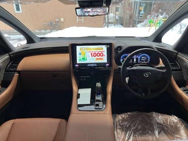 ヴェルファイアハイブリッド 2.5 Zプレミア E-Four 4WD　屋内保管・ワンオーナー・ブラウンレザー 登録済未使用車 2500