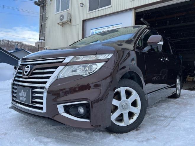 エルグランド2.5 250ハイウェイスター プレミアム 4WD　両側Pスラ・新規車検整備付・本州仕入車 2500