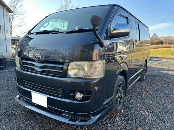 ハイエースバン　４ＷＤ　バックカメラ　ナビ　ＴＶ　衝突被害軽減システム　両側スライドドア　オートライト　電動格納ミラー　ＡＴ　ＣＤ　ＵＳＢ　エアコン　パワーウィンドウ　運転席エアバッグ 4WD 2500(D) 5Dr