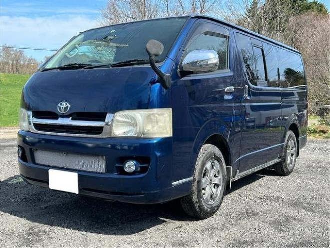 ハイエースバンスーパーＧＬ　ＥＴＣ　バックカメラ　ナビ　ＴＶ　両側スライドドア　ＡＴ　アルミホイール　エアコン　パワーウィンドウ　運転席エアバッグ 4WD 2500(D) 5Dr