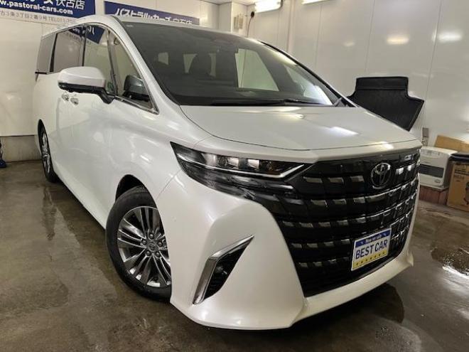 アルファードＺ　本州仕入　寒冷地仕様　禁煙車　トヨタセーフティセンス　左右独立ムーンルーフ　レーダークルーズ　レーントレーシング　純正１８インチＡＷ　ＴＯＹＯ製新品スタッドレスタイヤ　純正ナビ（フルセグ地デジ　Ｂｌｕｅｔｏｏｔｈ　Ｍｉｒａｃａｓｔ）＋バックカメラ＋全方位カメラ　両側パワースライドドア　パワーバックドア　純正ブラックレザーシート　ヘッドアップディスプレイ　電動オットマン　ＬＥＤヘッドライト　デジタルインナーミラー　シートヒーター＆クーラー　前後ドライブレコーダー　ＥＴＣ  4WD 2500 5Dr