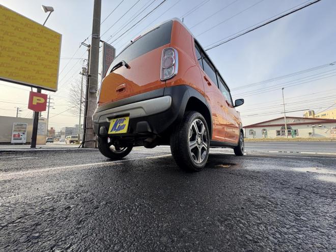 ハスラーHUSTLER  4WD　X HID TURBO ブレーキアシスト　寒冷地　hid　autoライト　地デジナビ　プッシュスタート　シートヒーター　エンスタ　ドラレコ前後ETC　全磨き済　エンジンオイル交換　CVTオイル交換　記録簿2枚 4WD 660 5Dr