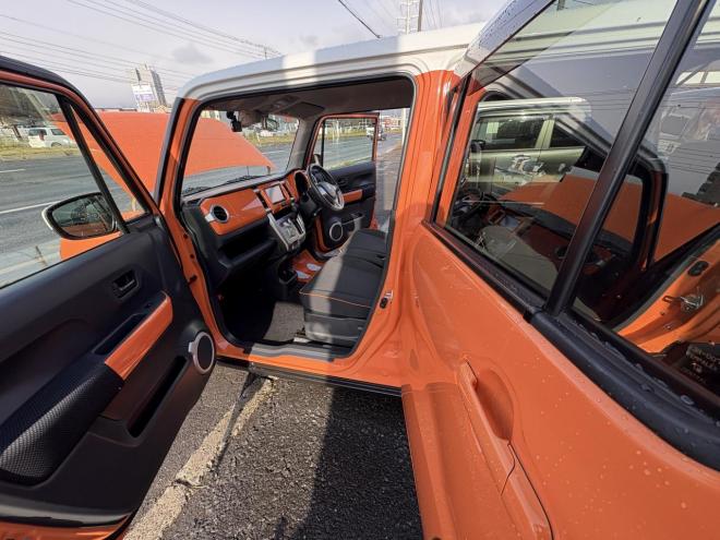 ハスラーHUSTLER  4WD　X HID TURBO ブレーキアシスト　寒冷地　hid　autoライト　地デジナビ　プッシュスタート　シートヒーター　エンスタ　ドラレコ前後ETC　全磨き済　エンジンオイル交換　CVTオイル交換　記録簿2枚 4WD 660 5Dr