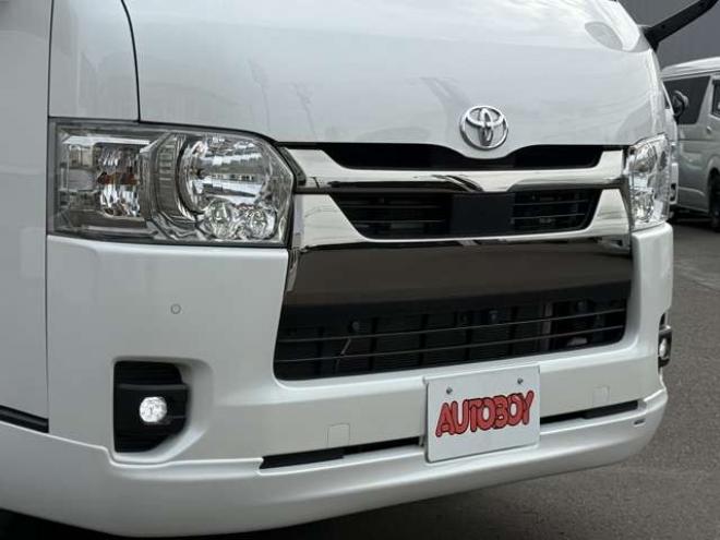 ハイエースバン2.8 スーパーGL ダークプライムII ロングボディ ディーゼルターボ 4WD　ワンオーナー 寒冷地仕様 パノラミックビューモニター デジタルインナーミラー 415COBRA CL-3フロントリップ CL-2サイドステップ　CL-ステップリアバンパー　ステージ2　バッドラッカー18インチアルミ　トーヨーH30 2800