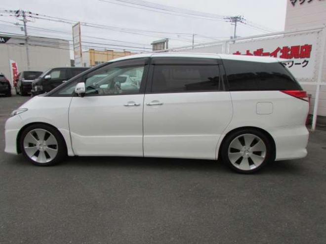 エスティマ2.4 アエラス 4WD　両側パワースライドドア/コーナーセンサー/キセノンヘッドライト/LEDフォグ/クルーズコントロール/ETC/ 2400