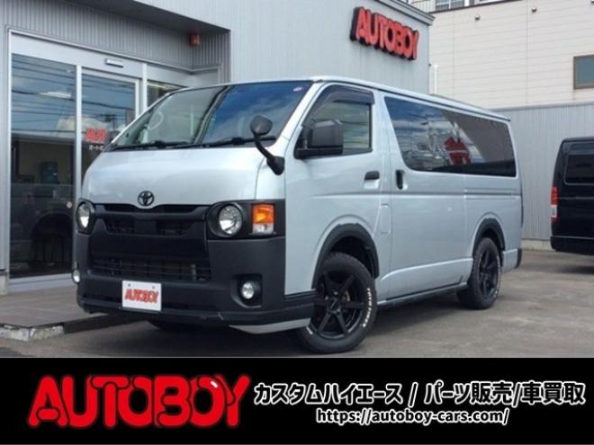 ハイエースバン2.8 DX ロング GLパッケージ ディーゼルターボ 4WD　キーレス　両側スライドドア　バックカメラ　メモリナビ　フルセグTV　フロントフォグランプ　衝突被害軽減システム　車線逸脱防止　横滑り防止装置　パワーヒート　オートマチックハイビーム　電動格納ミラー 2800