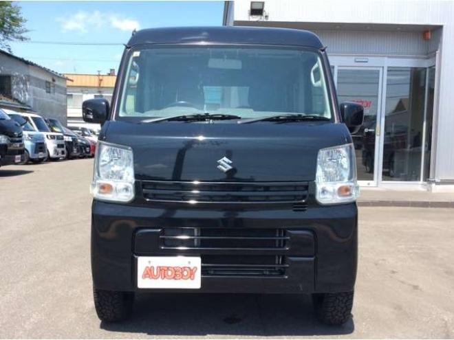 エブリィジョイン ハイルーフ 5AGS車 4WD　パートタイム4WD　キーレス　リアヒーター　フルセグTV　7インチメモリナビ　ベッドキッド　電動格納ミラー　社外タコメーター　CD/DVD　AUX　Bluetooth　アルミホイール 660