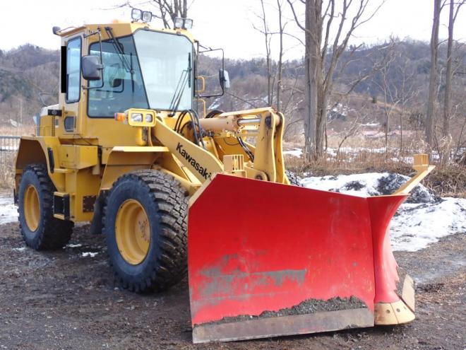 ホイールローダ65DV2 ワンタッチマルチプラウ＆バケット　スパイクタイヤ