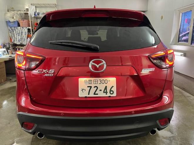 CX-5本州仕入　禁煙車　セーフティクルーズパッケージ　スマートブレーキサポート　レーダークルーズ　誤発進抑制制御　純正１７インチＡＷ　社外１７ＡＷ＋スタッドレスタイヤ付　純正ナビ　Ｂｌｕｅｔｏｏｔｈ 4WD 2200 5Dr