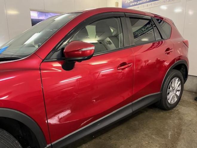 CX-5本州仕入　禁煙車　セーフティクルーズパッケージ　スマートブレーキサポート　レーダークルーズ　誤発進抑制制御　純正１７インチＡＷ　社外１７ＡＷ＋スタッドレスタイヤ付　純正ナビ　Ｂｌｕｅｔｏｏｔｈ 4WD 2200 5Dr