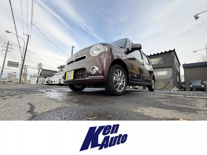 ミラココアMIRA COCOA 4WD X錆の少ない本州仕入　お洒落なスマートキー（スペアーアリ）　便利なBluetooth純正ナビＴＶ　アルミ　アイドリングストップ　バイザー　スタットレス　全磨き済　エンジンオイル交換 4WD 660 5Dr