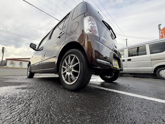 ミラココアMIRA COCOA 4WD X錆の少ない本州仕入　お洒落なスマートキー（スペアーアリ）　便利なBluetooth純正ナビＴＶ　アルミ　アイドリングストップ　バイザー　スタットレス　全磨き済　エンジンオイル交換 4WD 660 5Dr