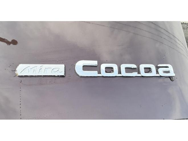 ミラココアMIRA COCOA 4WD X錆の少ない本州仕入　お洒落なスマートキー（スペアーアリ）　便利なBluetooth純正ナビＴＶ　アルミ　アイドリングストップ　バイザー　スタットレス　全磨き済　エンジンオイル交換 4WD 660 5Dr