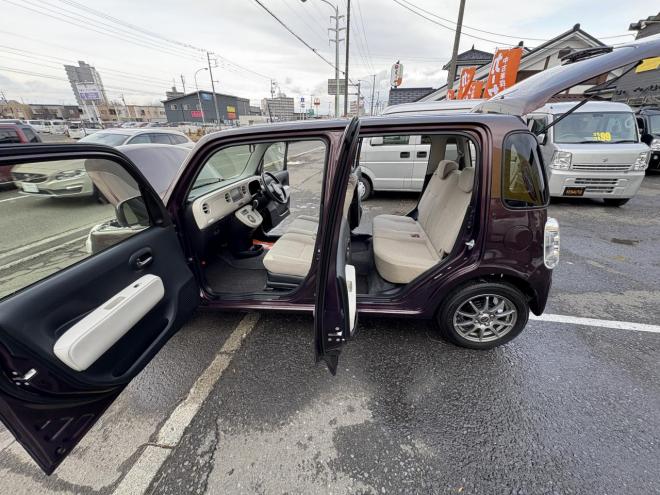 ミラココアMIRA COCOA 4WD X錆の少ない本州仕入　お洒落なスマートキー（スペアーアリ）　便利なBluetooth純正ナビＴＶ　アルミ　アイドリングストップ　バイザー　スタットレス　全磨き済　エンジンオイル交換 4WD 660 5Dr