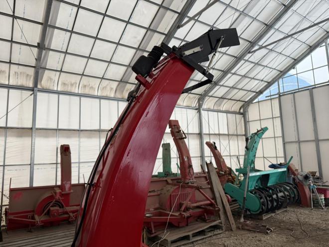 除雪機全塗装整備済！スター スノーブロワー MSB2280 2.2m 60-95馬力程度に