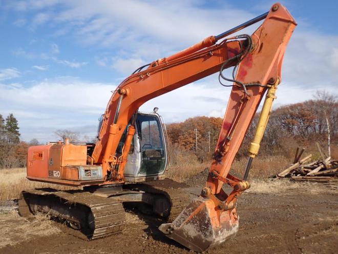 バックホーEX120-5　恵庭ヤード