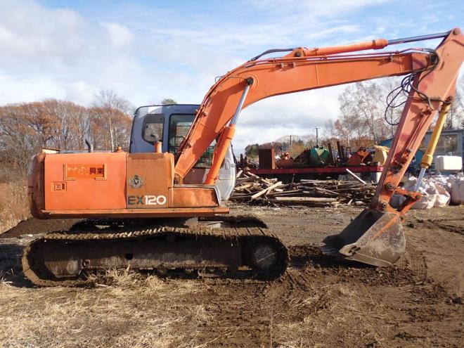 バックホーEX120-5　恵庭ヤード