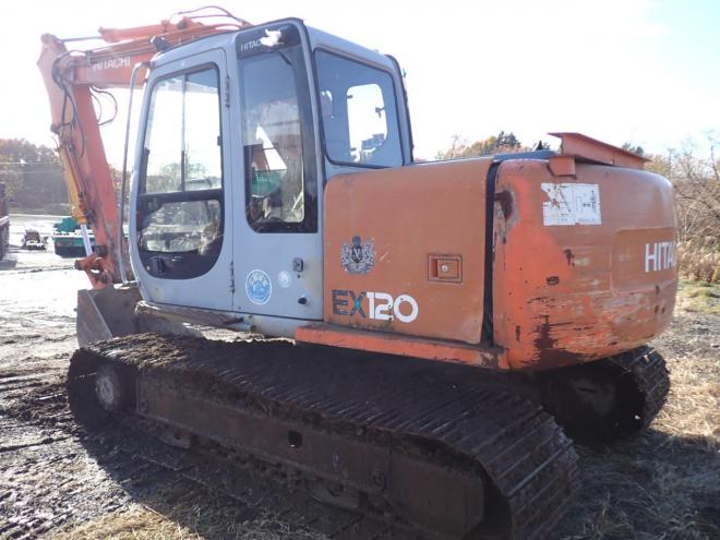 バックホーEX120-5　恵庭ヤード