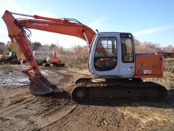 バックホーEX120-5　恵庭ヤード