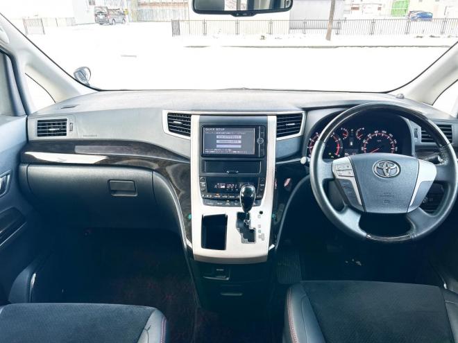 ヴェルファイア2.4Zゴールデンアイズ 4WD ローンが不安な方＜優遇ローン＞本州仕入　純正ナビ　後席モニター　両側パワースライド　電動リアゲート　ハーフレザー　2列目オットマンシート　7人乗り　HID　純正アルミ 4WD 2400 5Dr