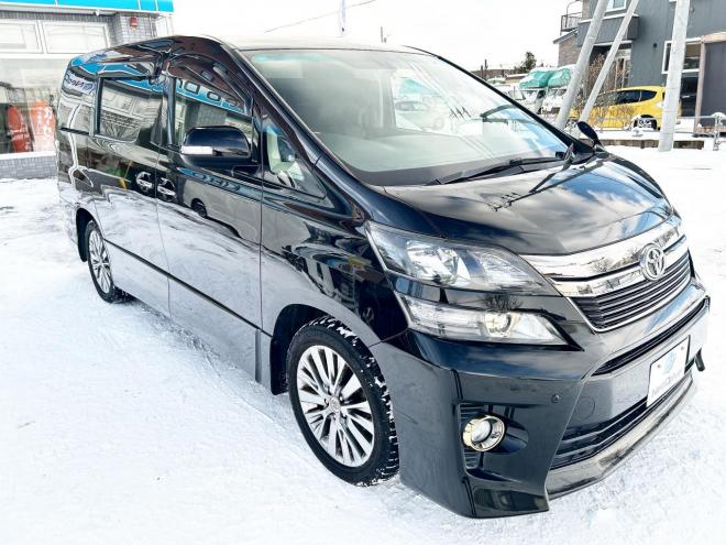 ヴェルファイア2.4Zゴールデンアイズ 4WD ローンが不安な方＜優遇ローン＞本州仕入　純正ナビ　後席モニター　両側パワースライド　電動リアゲート　ハーフレザー　2列目オットマンシート　7人乗り　HID　純正アルミ 4WD 2400 5Dr