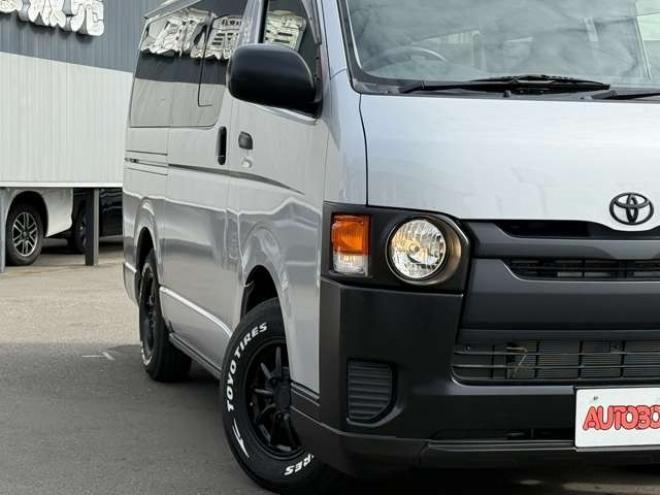 ハイエースバン2.8 DX ロング ディーゼルターボ 4WD　寒冷地仕様　415COBRA　丸目ヘッドライトキット　サファイアフロントリップスポイラー　ENCB16インチアルミ　トーヨーオープンカントリー　リアヒーター　リアエアコン 2800