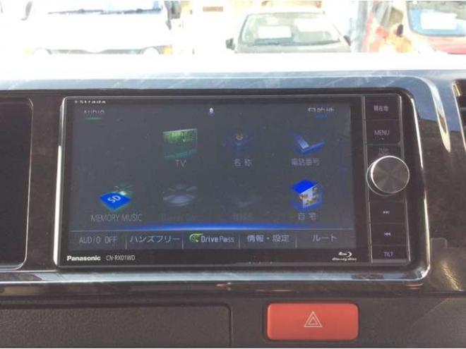 ハイエースバン2.7 スーパーGL ダークプライム ワイド ミドルルーフ ロングボディ 4WD　4WD　寒冷地仕様　両側パワスラ　スマキー　プッシュスタート　リアヒーター&クーラー　アルパインインナーミラー&フリップダウンモニター　社外メモリナビ　フルセグTV　ETC　ベッドキッド　Bカメラ 2700