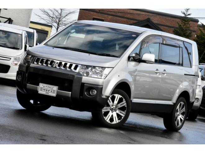 デリカD:5　Dパワーパッケージ　4WD　本州仕入　前期・最終型　アルパインナビ　両側電動スライドドア　シートヒーター　純正フロントプロテクター　エンジンマウント交換済
