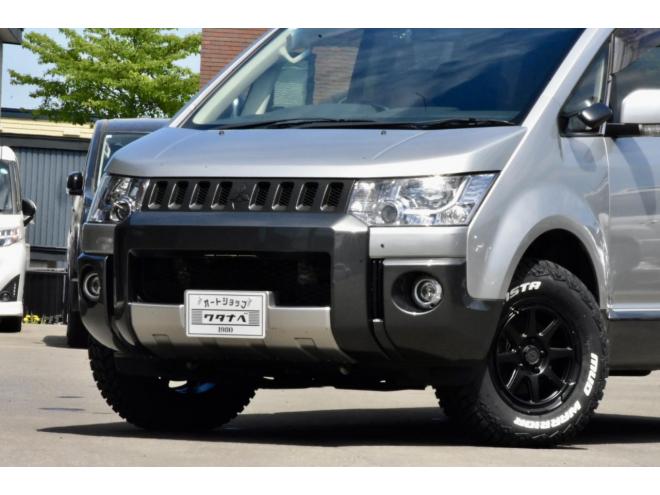 デリカD:5　Dパワーパッケージ　4WD　本州仕入　前期・最終型　アルパインナビ　両側電動スライドドア　シートヒーター　純正フロントプロテクター　エンジンマウント交換済