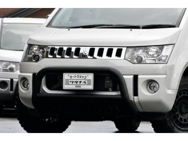 デリカD:5 Chamonix　４WD　本州仕入　１オーナー　ジオランダーＭ／Ｔ　新品フロントガード　両側電動スライドドア　シートヒーター　シートカバー付き