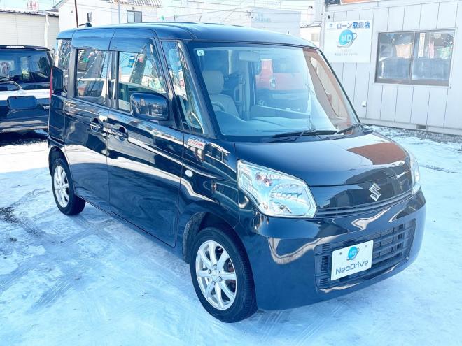 スペーシア660X 4WD　ローンが不安な方＜優遇ローン＞本州仕入 1年保証　社外ナビ 