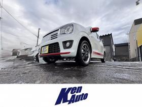 アルト　ALTO TURBO RS 4WD寒冷地仕様　TURBO AGS ブルートゥースナビカメラ　スマートキー（スペアー有）VSC　ブレーキアシスト　エンスタ　フォグランプ　シートヒータ　記録簿有　スタットレス　エンジンオイル交換　 4WD 660 5Dr