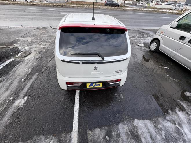 アルトALTO TURBO RS 4WD寒冷地仕様　TURBO AGS ブルートゥースナビカメラ　スマートキー（スペアー有）VSC　ブレーキアシスト　エンスタ　フォグランプ　シートヒータ　記録簿有　スタットレス　エンジンオイル交換　 4WD 660 5Dr