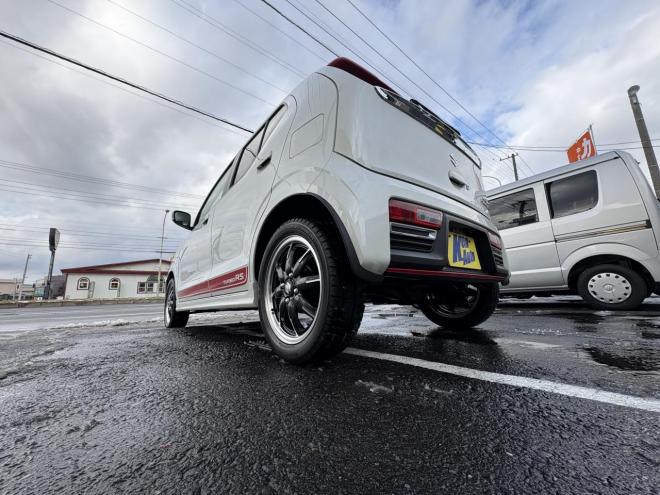 アルトALTO TURBO RS 4WD寒冷地仕様　TURBO AGS ブルートゥースナビカメラ　スマートキー（スペアー有）VSC　ブレーキアシスト　エンスタ　フォグランプ　シートヒータ　記録簿有　スタットレス　エンジンオイル交換　 4WD 660 5Dr