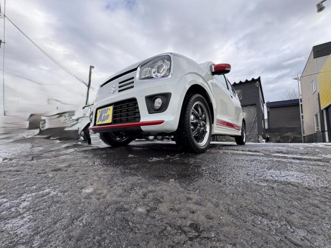 アルトALTO TURBO RS 4WD寒冷地仕様　TURBO AGS ブルートゥースナビカメラ　スマートキー（スペアー有）VSC　ブレーキアシスト　エンスタ　フォグランプ　シートヒータ　記録簿有　スタットレス　エンジンオイル交換　 4WD 660 5Dr