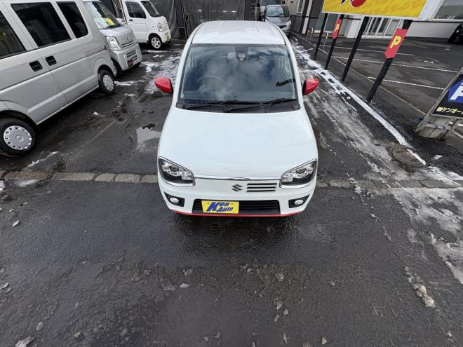 アルトALTO TURBO RS 4WD寒冷地仕様　TURBO AGS ブルートゥースナビカメラ　スマートキー（スペアー有）VSC　ブレーキアシスト　エンスタ　フォグランプ　シートヒータ　記録簿有　スタットレス　エンジンオイル交換　 4WD 660 5Dr