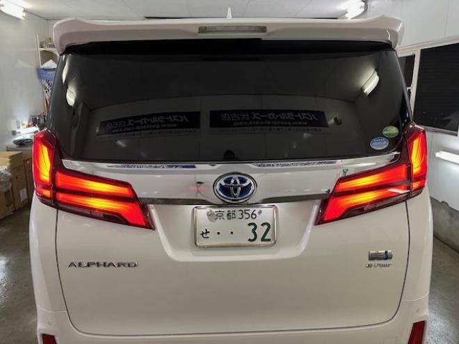 アルファードハイブリッド本州仕入　法人ワンオーナー　寒冷地仕様　禁煙車　リアエンターテイメント　純正フリップダウンモニター　ＪＢＬサウンド　両側パワースライドドア　パワーバックドア　純正ブラックレザーシート　ドラレコ　ＥＴＣ 4WD 2500 5Dr