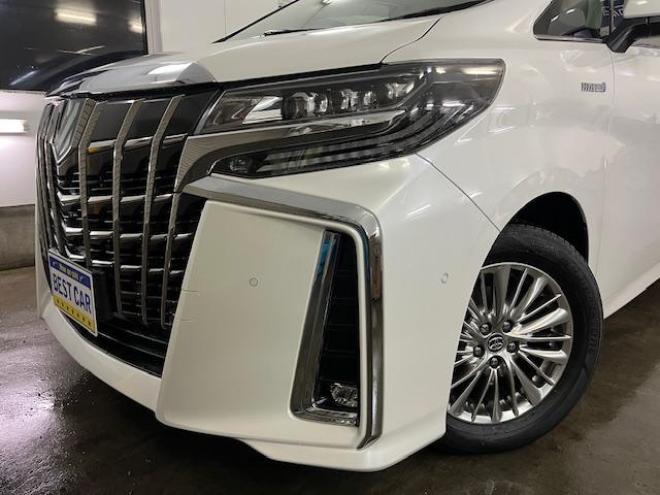 アルファードハイブリッド本州仕入　法人ワンオーナー　寒冷地仕様　禁煙車　リアエンターテイメント　純正フリップダウンモニター　ＪＢＬサウンド　両側パワースライドドア　パワーバックドア　純正ブラックレザーシート　ドラレコ　ＥＴＣ 4WD 2500 5Dr