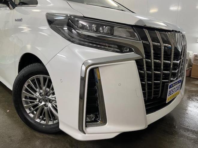 アルファードハイブリッド本州仕入　法人ワンオーナー　寒冷地仕様　禁煙車　リアエンターテイメント　純正フリップダウンモニター　ＪＢＬサウンド　両側パワースライドドア　パワーバックドア　純正ブラックレザーシート　ドラレコ　ＥＴＣ 4WD 2500 5Dr