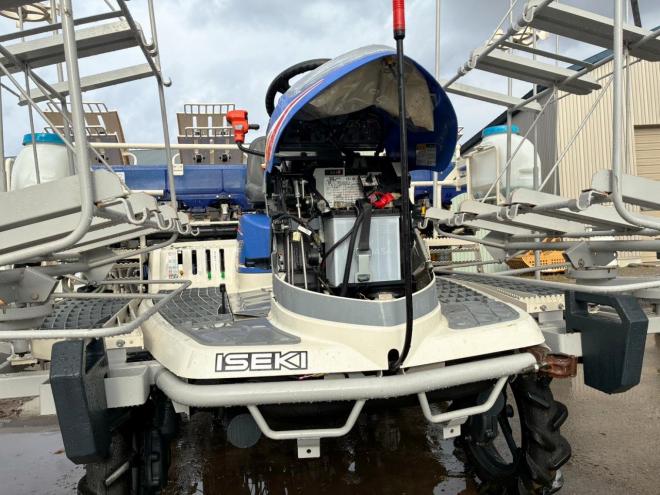 植付播種機イセキ　中古　田植え機　ポット式8条PZP83　みのる仕様　農機具　作業機