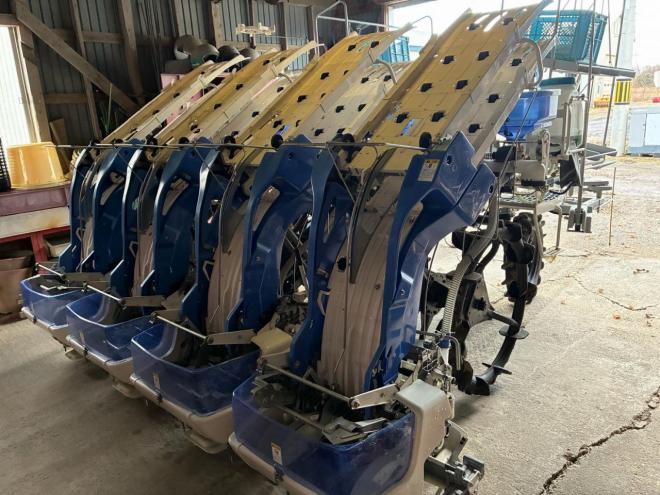 植付播種機イセキ　中古　田植え機　ポット式8条PZP83　みのる仕様　農機具　作業機