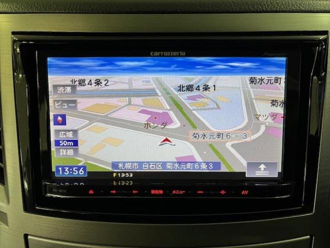 レガシィワゴン本州仕入　禁煙車　衝突軽減ブレーキ　車線逸脱警報　純正ブラックハーフレザーシート　カロッツェリアナビ　フルセグ地デジ　ＤＶＤ再生　Ｂｌｕｅｔｏｏｔｈオーディオ　バックカメラ　電動パーキング　前後ソナー 4WD 2500 5Dr