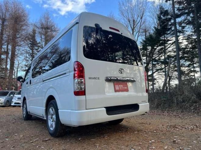 ハイエースバン3.0 DX ロング ハイルーフ GLパッケージ ディーゼルターボ 4WD　純正ナビTV　バックカメラ　寒冷地仕様　キーレス　ETC　ワンオーナー　パワーウィンドウ　パワステ　両側スライドドア 3000