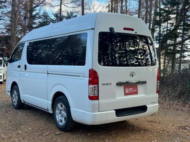 ハイエースバン3.0 DX ロング ハイルーフ GLパッケージ ディーゼルターボ 4WD　純正ナビTV　バックカメラ　寒冷地仕様　キーレス　ETC　ワンオーナー　パワーウィンドウ　パワステ　両側スライドドア 3000