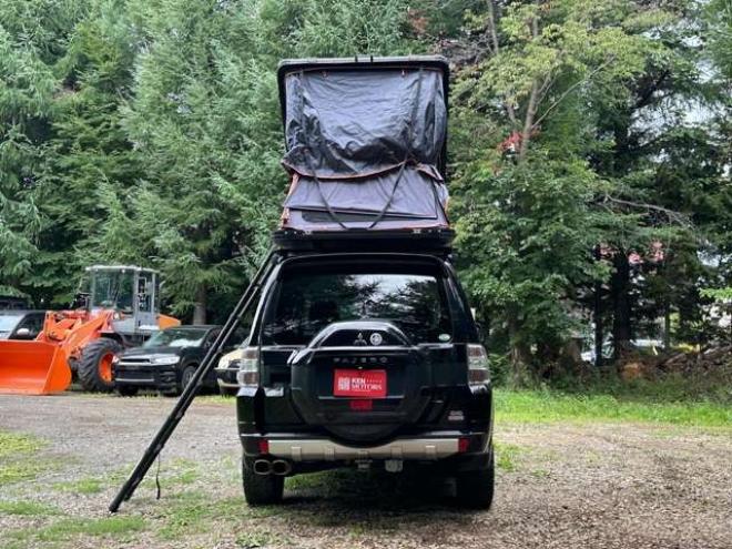 パジェロ3.2 ロング エクシード ディーゼルターボ 4WD　ワンオーナー　PS　PW　社外ナビ　社外アルミ　ABS　キーレス　バックカメラ　リフトアップ　シートヒーター　ルーテント 3200